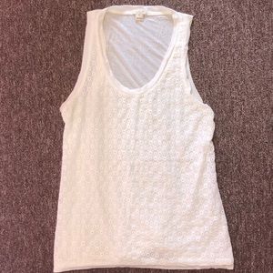 Eyelet Tank Top